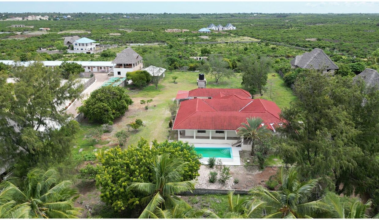 Drone view - Land for Sale in Makunduchi, Premium Beachfront
