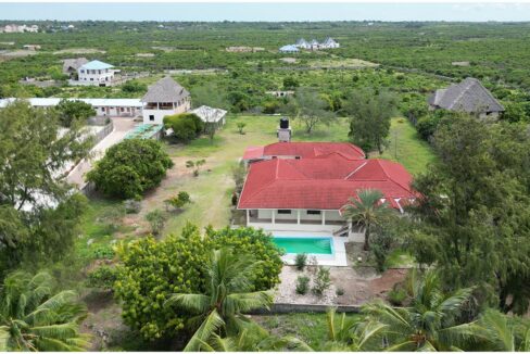 Drone view - Land for Sale in Makunduchi, Premium Beachfront