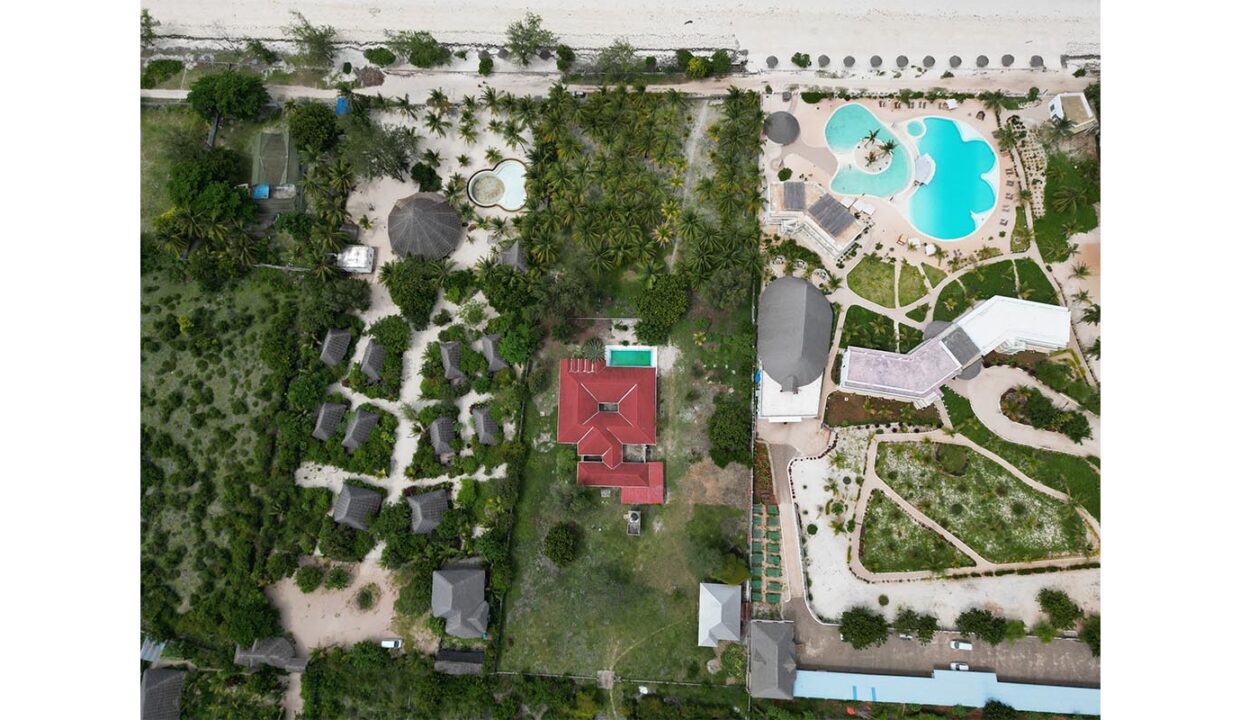 Drone view - Land for Sale in Makunduchi, Premium Beachfront