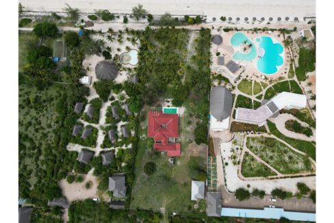 Drone view - Land for Sale in Makunduchi, Premium Beachfront