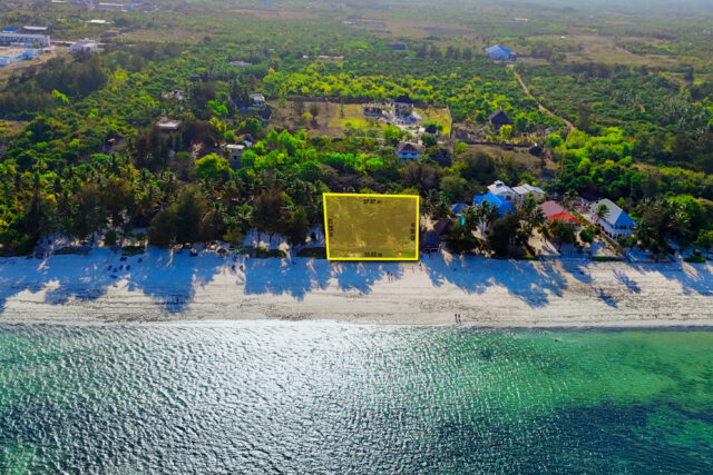 Beachfront Land for Sale in Bwejuu, Zanzibar